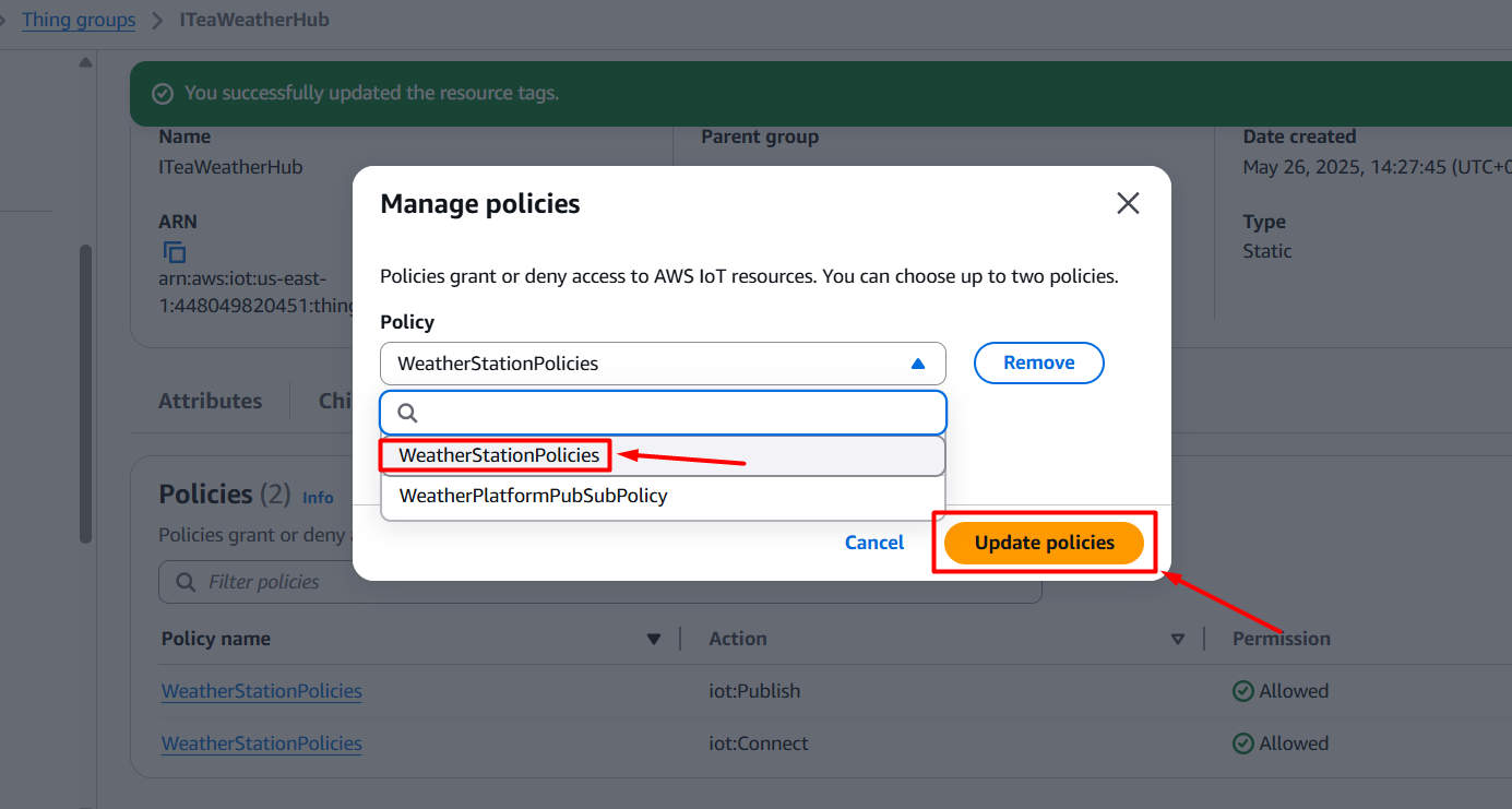 Update Policy