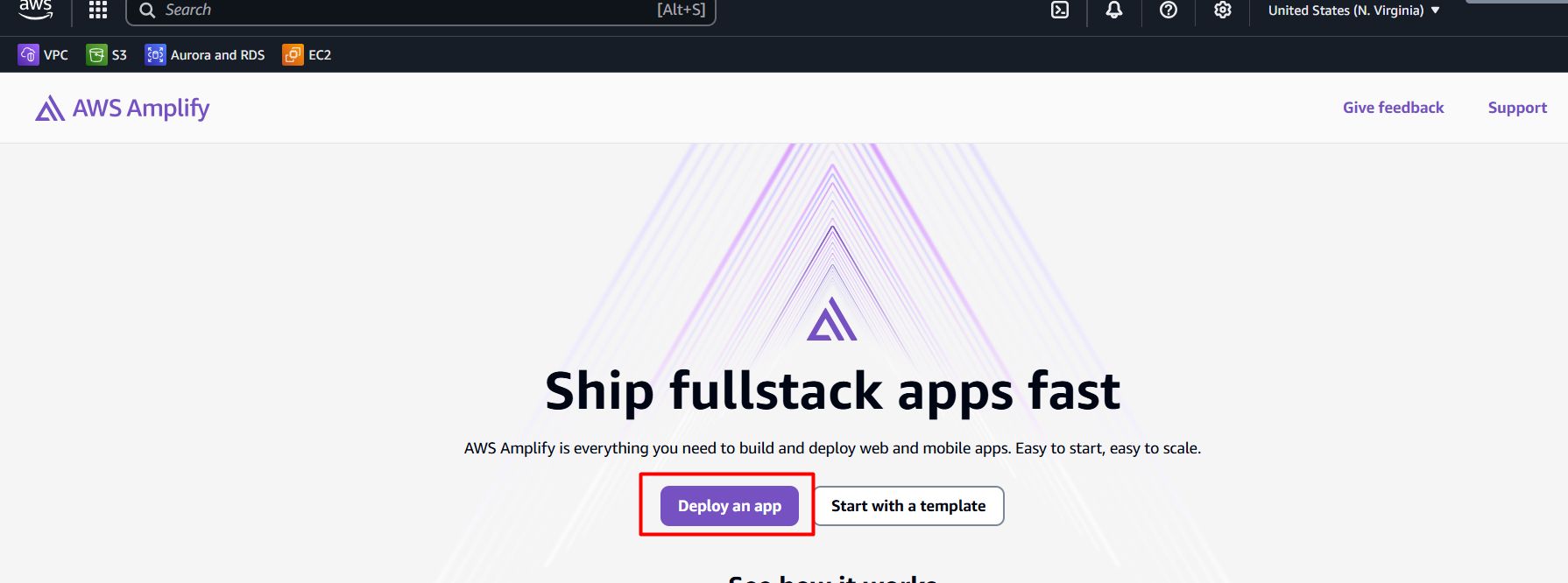 Create Amplify App