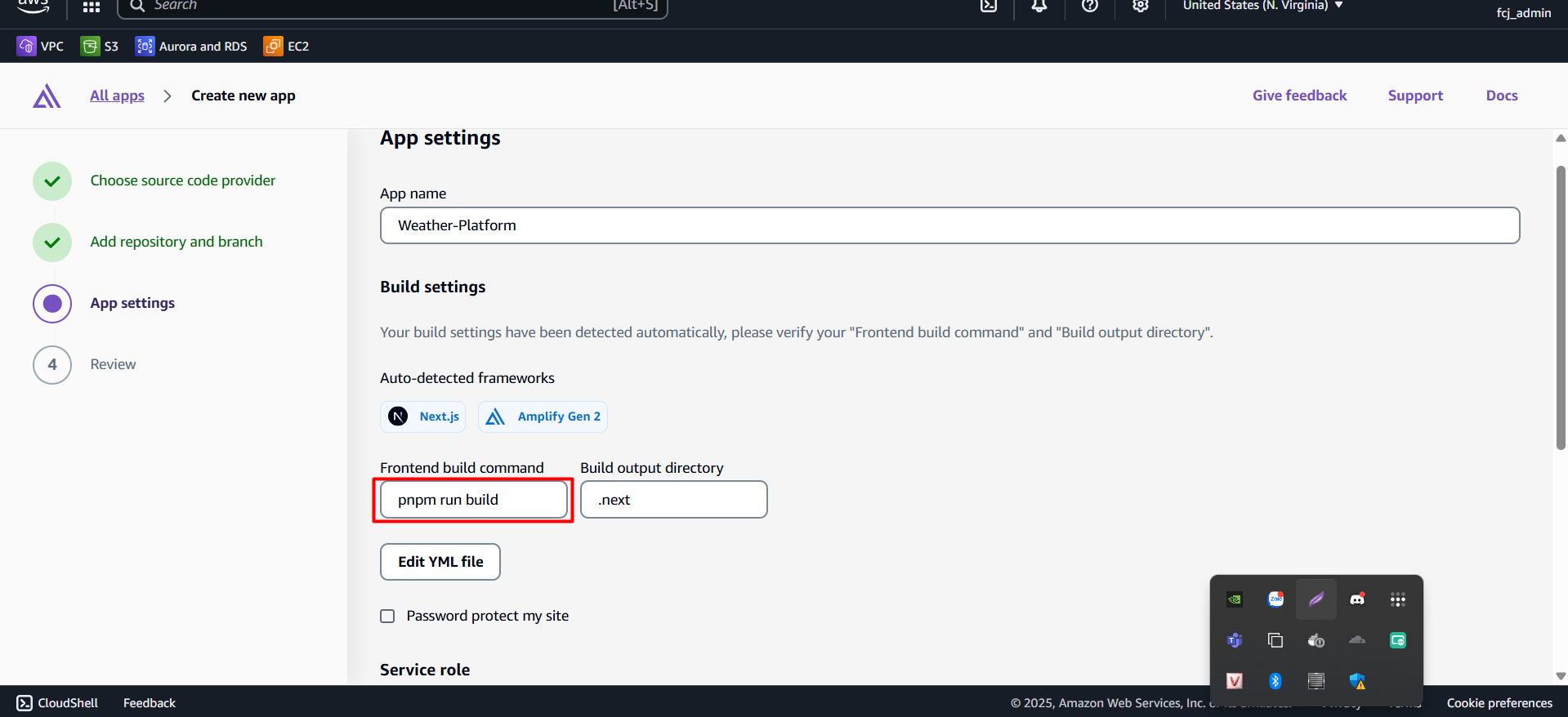 App Settings