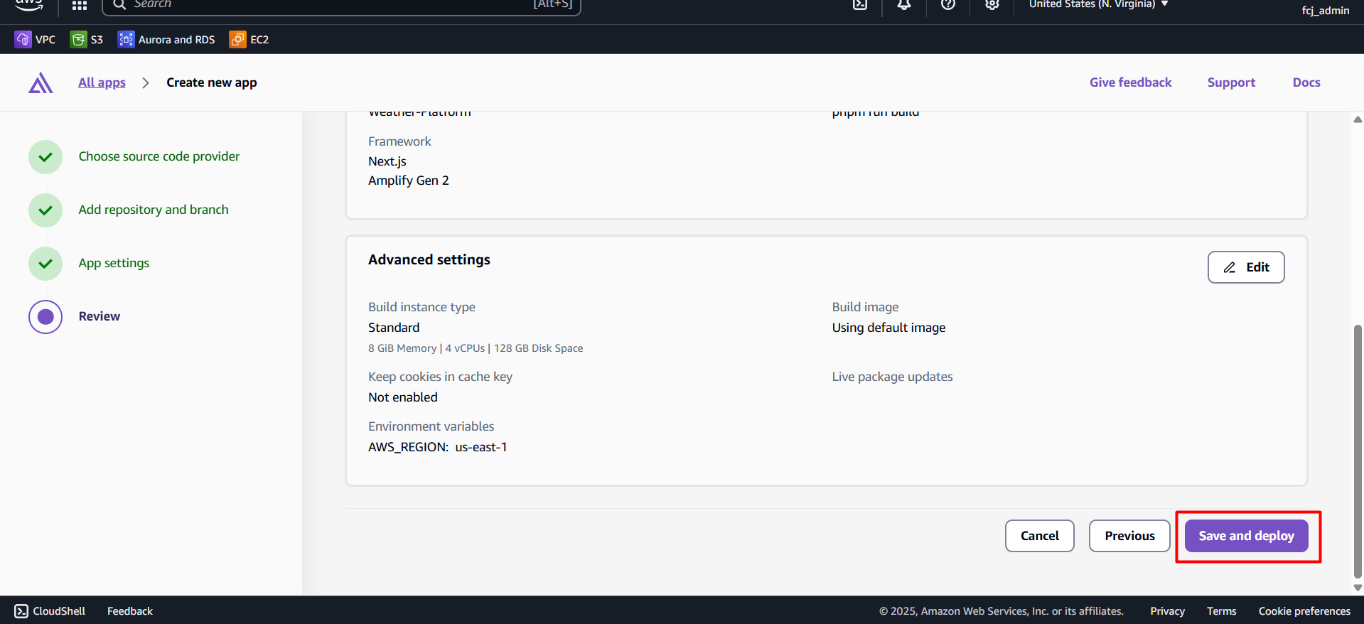 Deploy Amplify App